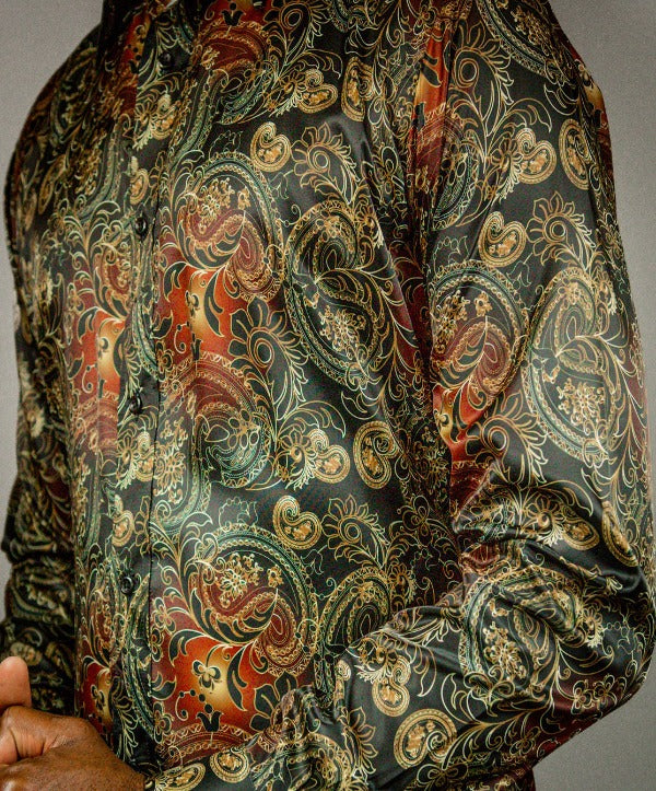 Gold Paisley